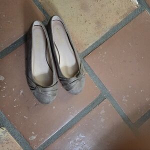 Classic Women's Taupe Suede Flats